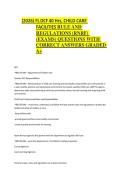 &lpar;2026&rpar; FL DCF 40 Hrs&comma; CHILD CARE FACILITIES RULE AND REGULATIONS &lpar;RNRF&rpar; &lpar;EXAMS&rpar; QUESTIONS WITH CORRECT ANSWERS GRADED A&plus; 