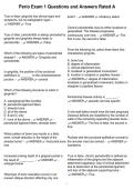 Perio Exam 1 Questions and Answers Rated A