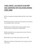 CWEA GRADE 1 LAB ANALYST EXAM PREP 2026 QUESTIONS WITH SOLUTIONS UPDATED STUDY GUIDE