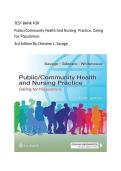 Test Bank For  Public&sol;Community Health and Nursing Practice&colon; Caring for Populations&comma; 3rd Edition By  Christine L&period; Savage&vert; Latest Edition 