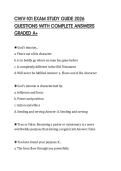 CWV-101 EXAM STUDY GUIDE 2026 QUESTIONS WITH COMPLETE ANSWERS GRADED A&plus;