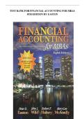 TEST BANK FOR FINANCIAL ACCOUNTING FOR MBAS 8TH EDITION BY EASTON