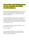 CWV 101 TOPIC 6 QUIZ EXAMINATION TEST 2026 FULL QUESTIONS AND CORRECT SOLUTIONS GRADED A&plus;