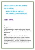 Nursing Test Bank 2026 &vert; Davis Drug Guide 19th Test Bank Vallerand Sanoski &vert; NCLEX-Style Questions RN LPN LVN NCLEX-RN NCLEX-PN