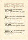 CALIFORNIA ACUPUNCTURE LICENSING EXAM 2026&sol;2027 COMPLETE ACCURATE EXAM REAL QUESTIONS AND CORRECT DETAILED ANSWERS WITH RATIONALES &lpar;100&percnt; CORRECT VERIFIED SOLUTIONS&rpar; LATEST UPDATED VERSION &vert;GUARANTEED PASS A&plus; &lpar;BRAND NEW&excl;&rpar; FULL REVISED EXAM