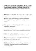 CYBR 2600 ACTUAL EXAMINATION TEST 2026 QUESTIONS WITH SOLUTIONS GRADED A&plus;