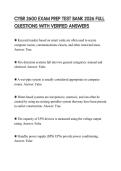 CYBR 2600 EXAM PREP TEST BANK 2026 FULL QUESTIONS WITH VERIFIED ANSWERS