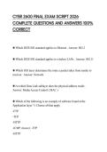 CYBR 2600 FINAL EXAM SCRIPT 2026 COMPLETE QUESTIONS AND ANSWERS 100&percnt; CORRECT