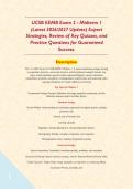 UCSB EEMB Exam 2 - Midterm 1 &lpar;Latest 2026&sol;2027 Update&rpar; Expert Strategies&comma; Review of Key Quizzes&comma; and Practice Questions for Guaranteed Success&period; 
