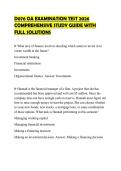 D076 OA EXAMINATION TEST 2026 COMPREHENSIVE STUDY GUIDE WITH FULL SOLUTIONS