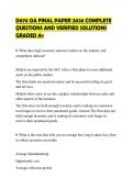 D076 OA FINAL PAPER 2026 COMPLETE QUESTIONS AND VERIFIED SOLUTIONS GRADED A&plus;
