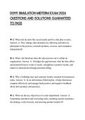 D099 SIMULATION MIDTERM EXAM 2026 QUESTIONS AND SOLUTIONS GUARANTEED TO PASS