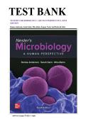 Nester&rsquo;s Microbiology&colon; A Human Perspective 10th Edition by Denise Anderson&comma; Sarah Salm&comma; Mira Beins&comma; Eugene Nester&comma; and Deborah Allen &ndash; Complete Test Bank