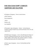 D120 2026 EXAM SCRIPT COMPLETE QUESTIONS AND SOLUTIONS