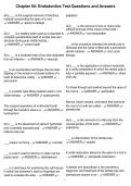 Chapter 54- Endodontics Test Questions and Answers