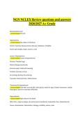 NGN NCLEX Review &ndash; Verified Questions & Answers 2026&sol;2027 &lpar;A&plus; Grade Edition&rpar;NGN NCLEX Review Questions and Answers 2026&sol;2027 &ndash; Verified A&plus; Grade Nursing Exam Preparation