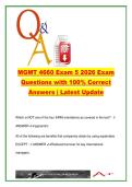 MGMT 4660 Exam 5 2026 &lpar;MGMT 4660&rpar; &ndash; 140 Questions & 100&percnt; Correct Answers &ndash; IHRM&comma; Expatriate Management&comma; Motivation & Global Compensation