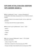 D270 DAVIS ACTUAL EXAM 2026 QUESTIONS WITH ANSWERS GRADED A&plus;