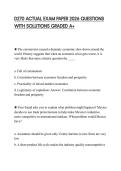 D270 ACTUAL EXAM PAPER 2026 QUESTIONS WITH SOLUTIONS GRADED A&plus;