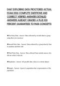 D467 EXPLORING DATA PROCTORED ACTUAL EXAM 2026 COMPLETE QUESTIONS AND CORRECT VERIFIED ANSWERS DETAILED ANSWERS ALREADY GRADED A PLUS 100 PERCENT GUARANTEED TO PASS CONCEPTS