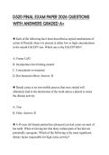 D520 FINAL EXAM PAPER 2026 QUESTIONS WITH ANSWERS GRADED A&plus;