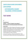 Nursing Test Bank 2026 &vert; Davis Drug Guide 19th Test Bank &vert; Vallerand Sanoski NCLEX-Style Questions &vert; RN LPN LVN NCLEX-RN PN