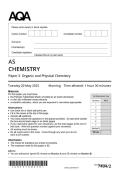 ACTUAL AS-LEVEL AQA CHEMISTRY PAPER 2