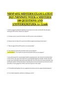 NRNP 6552 Advanced Nurse Practice &ndash; Midterm Exam &lpar;Week 6&rpar; 2025&sol;2026 A&plus; GradeNRNP 6552 Midterm Exam 2025&sol;2026 &ndash; Week 6 Latest 100 Questions and Answers &lpar;A&plus; Grade&rpar;