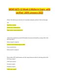 NRNP 6675 &ndash; Week 6 Midterm Exam &vert; Verified 100&percnt; Correct Answers 2023 &vert; A&plus; Graded