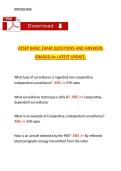 ATSEP Basic &ndash; Exam questions and answers &lpar;graded A&plus;&comma; latest update&rpar;