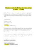 Pharmacology Evolve HESI &ndash; Exam Practice 2025&sol;2026 A&plus; GradePharmacology Evolve HESI 2025&sol;2026 &ndash; Questions and Answers &lpar;A&plus; Grade&rpar;