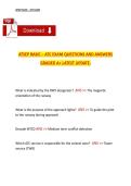 ATSEP Basic &ndash; ATC exam questions and answers &lpar;graded A&plus;&comma; latest update&rpar;