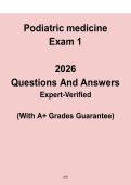Podiatric Medicine Exam 1 &ndash; Practice Questions & Study Guide PDF