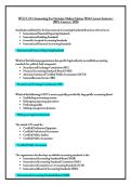 WGU C213 Accounting For Decision Makers Quizes With Correct Answers &sol; 100&percnt; Correct &sol; 2026
