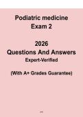 Podiatric Medicine Exam 2 &ndash; Advanced Practice Questions & Study Guide PDF