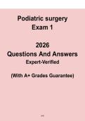 Podiatric Surgery Exam 1 &ndash; Practice Questions & Study Guide PDF