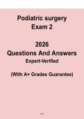 Podiatric Surgery Exam 2 &ndash; Advanced Practice Questions & Study Guide PDF