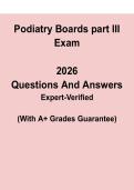 Podiatry Boards Part III &ndash; Clinical Exam Practice & Study Guide PDF