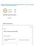 WGU D564 Theories of Personality Objective Assessment &lpar;SVO1&rpar; &vert; OA V1 and V2 &vert;Questions and Answers &vert; 2026 Update &vert; 100&percnt; Correct&period;