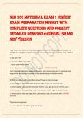 Nur 230 Maternal Exam 1 Newest  Exam Preparation Newest With  Complete Questions And Correct  Detailed VERIFIED ANSWERs&vert; Brand  New Version