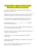 UCSB- EEMB 2 - Midterm 1 &lpar;2026&rpar; Complete Questions & Verified Correct Answers
