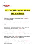 DAT Exam &ndash; Well-Illustrated Questions and Answers &ndash; Complete Exam Preparation Material
