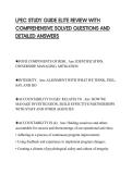 LPEC STUDY GUIDE ELITE REVIEW WITH COMPREHENSIVE SOLVED QUESTIONS AND DETAILED ANSWERS