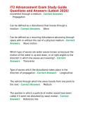 IT2 Advancement Exam Study Guide Questions and Answers &lpar;Latest 2026&rpar;
