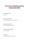 NFI Exam Review Questions and Correct Answers&vert; Latest Update