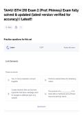 TAMU ISTM 210 Exam 2 &lpar;Prof&period; Phinney&rpar; Exam fully solved & updated &lpar;latest version verified for accuracy&rpar; &vert; Latest&excl;&excl;