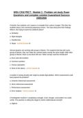 WGU C910 PECT - Module 3 - Problem set study Exam Questions and complete solution Guaranteed Success 2025&sol;2026