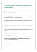 AAB-MT-Chemistry- Instruments Exam with accurate detailed solutions