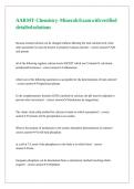 AAB MT- Chemistry- Minerals Exam with verified detailed solutions