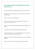 Skywest Flight Attendant Training questions with verified detailed solutions